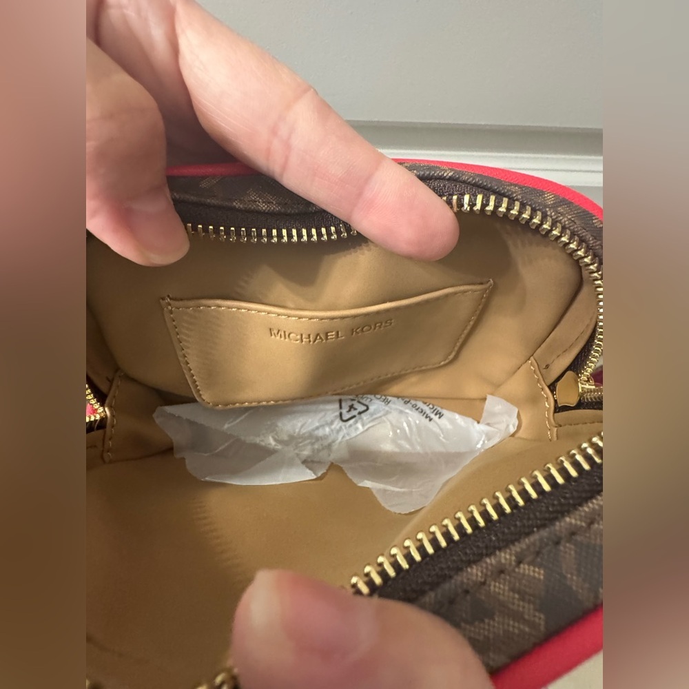 Michael Kors Brown and Red Belt Bag NWT - Picture 5 of 6